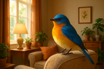 bird in house